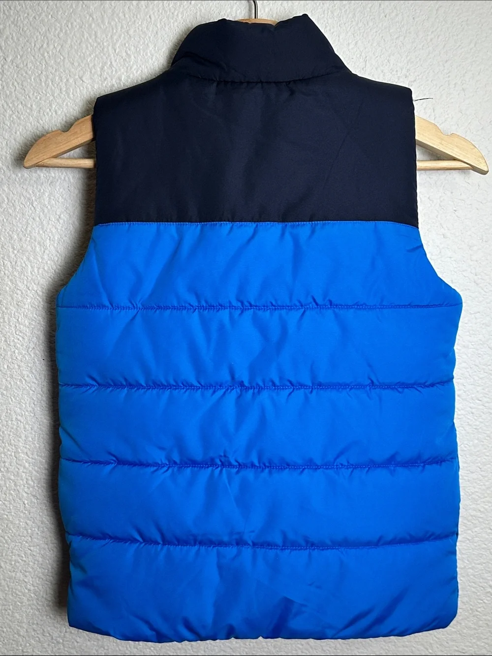 PUMA Blue Navy Puffer Vest Youth Kids Size Small 7/8